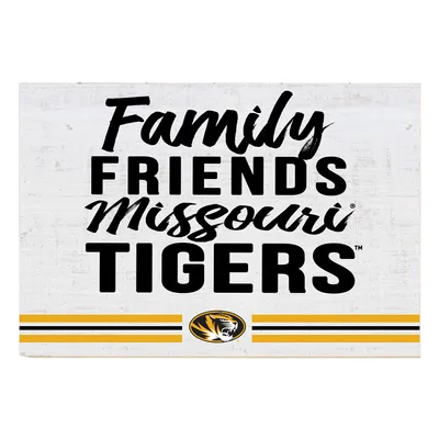 Missouri Tigers 24'' x 34'' Friends Family Wall Art