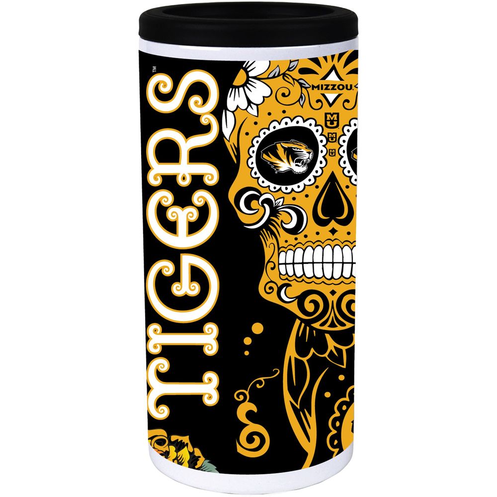 Missouri Tigers Dia Stainless Steel 12oz. Slim Can Cooler