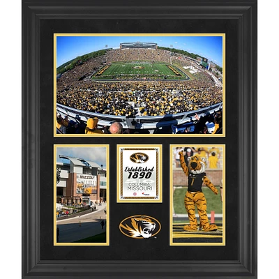 Collage encadré à 3 ouvertures de 20'' x 24'' des Missouri Tigers Faurot Field