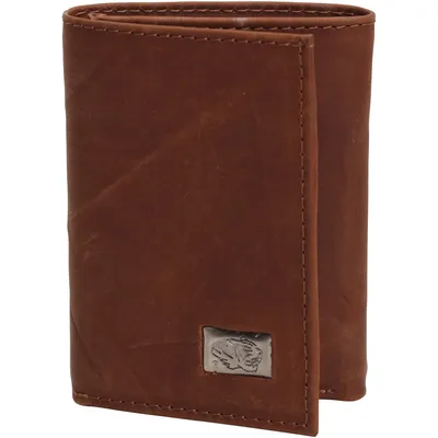 Missouri Tigers Leather Trifold Wallet with Concho