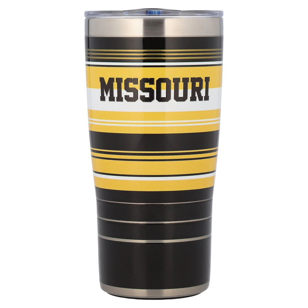 Tervis Missouri Tigres 20oz. Gobelet en acier inoxydable à rayures Hype