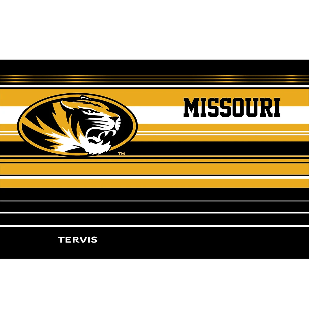 Tervis Missouri Tigres 30oz. Gobelet en acier inoxydable à rayures Hype