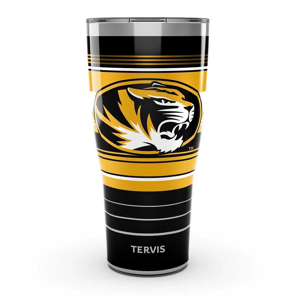 Tervis Missouri Tigres 30oz. Gobelet en acier inoxydable à rayures Hype