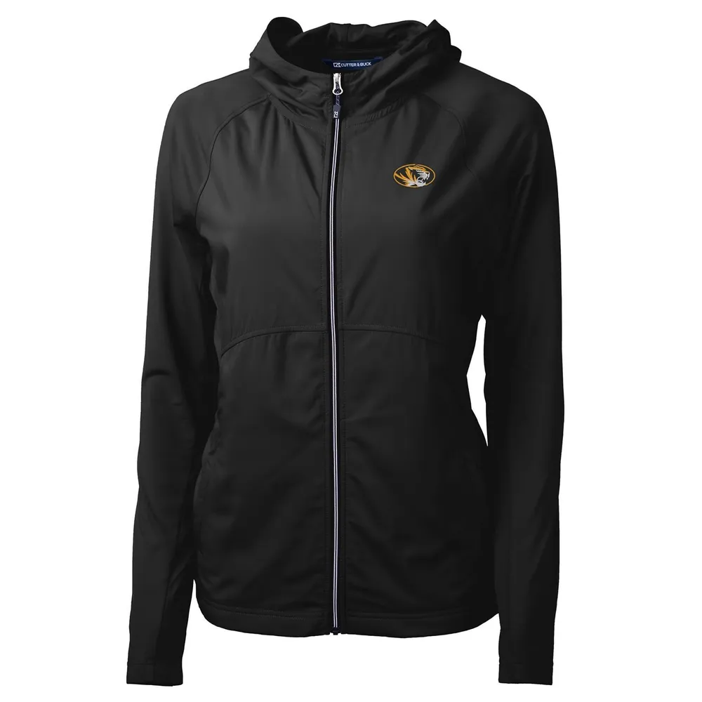 Women's Cutter & Buck Gray Detroit Tigers Adapt Eco Knit Full-Zip Jacket Size: Medium