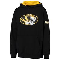 Youth Stadium Athletic Black Missouri Tigers Big Logo Pullover Hoodie