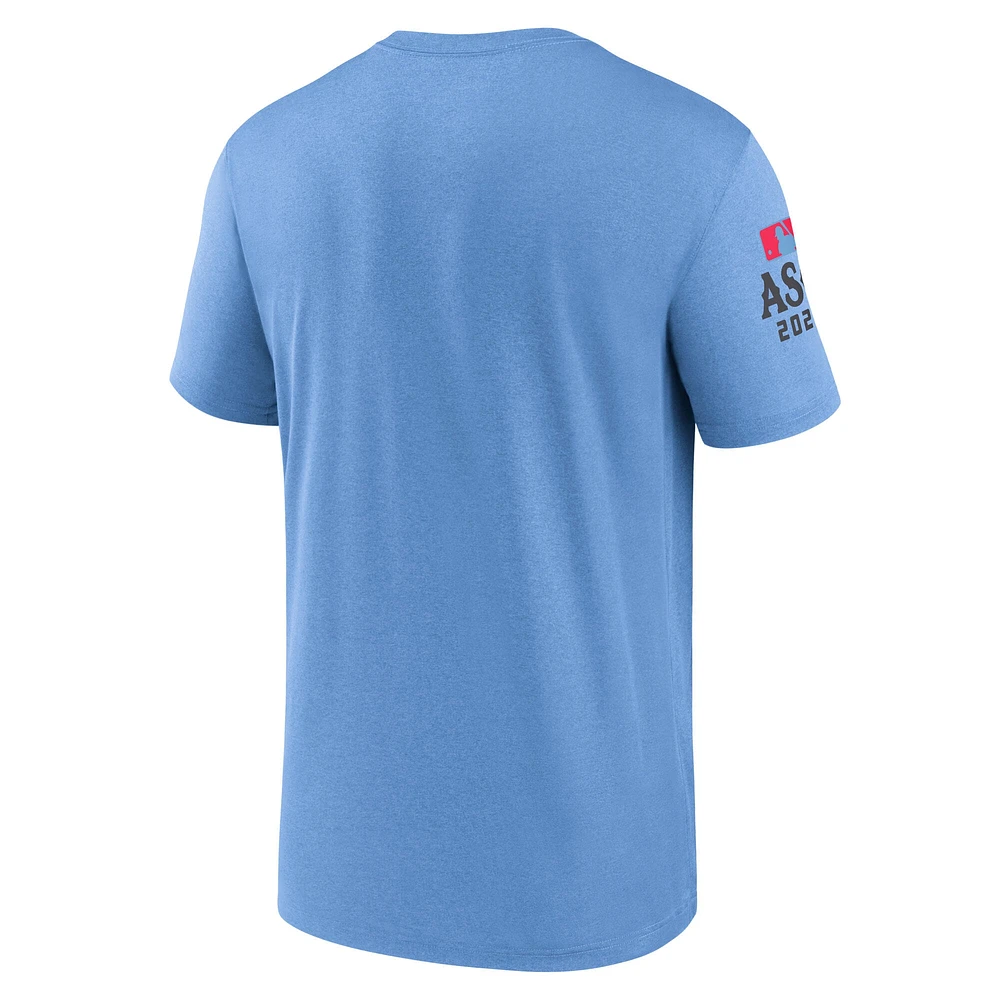 Men's Nike Light Blue 2024 MLB All-Star Game 2-Hit Legend Performance T-Shirt