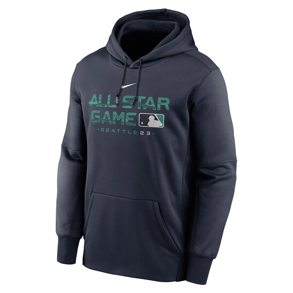 Sweat à capuche Therma Fleece Nike 2023 MLB All Star Game pour homme - Bleu marine