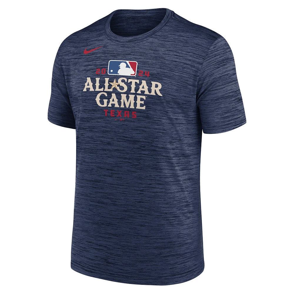 T-shirt Nike bleu marine 2024 MLB All-Star Game Velocity pour homme