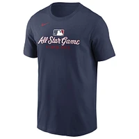 Men's Nike Navy 2025 MLB All-Star Game Wordmark T-Shirt