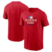 Men's Nike  Red 2024 MLB All-Star Game Wordmark T-Shirt