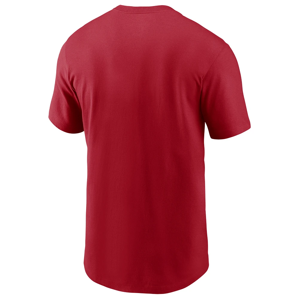 T-shirt Nike rouge avec logo du match des étoiles de la MLB 2025 pour homme