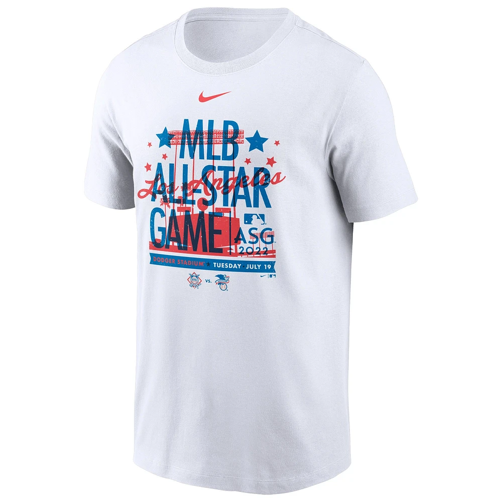 Men's Nike White 2022 MLB All-Star Game Essential T-Shirt