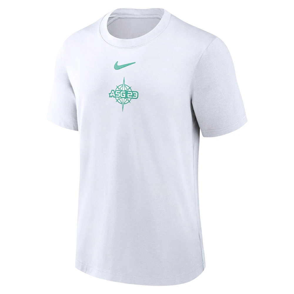 T-shirt du match des étoiles de la MLB Nike 2023 pour homme, blanc