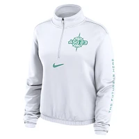 Haut à enfiler demi-zippé Nike 2023 MLB All-Star Game High pour femme, blanc