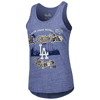 Women's Touch Royal 2022 MLB All-Star Game Tri-Blend Tank Top