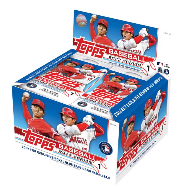 2022 Topps Baseball Series 1 Factory Sealed - Boîte de présentation de 24 pièces