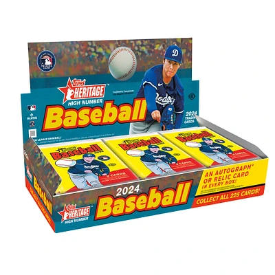 2024 Topps Heritage High Number Baseball Factory Sealed Hobby Box