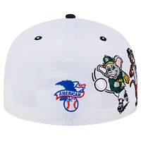 Casquette ajustée 59FIFTY pour homme New Era MLB American League Mascots blanche