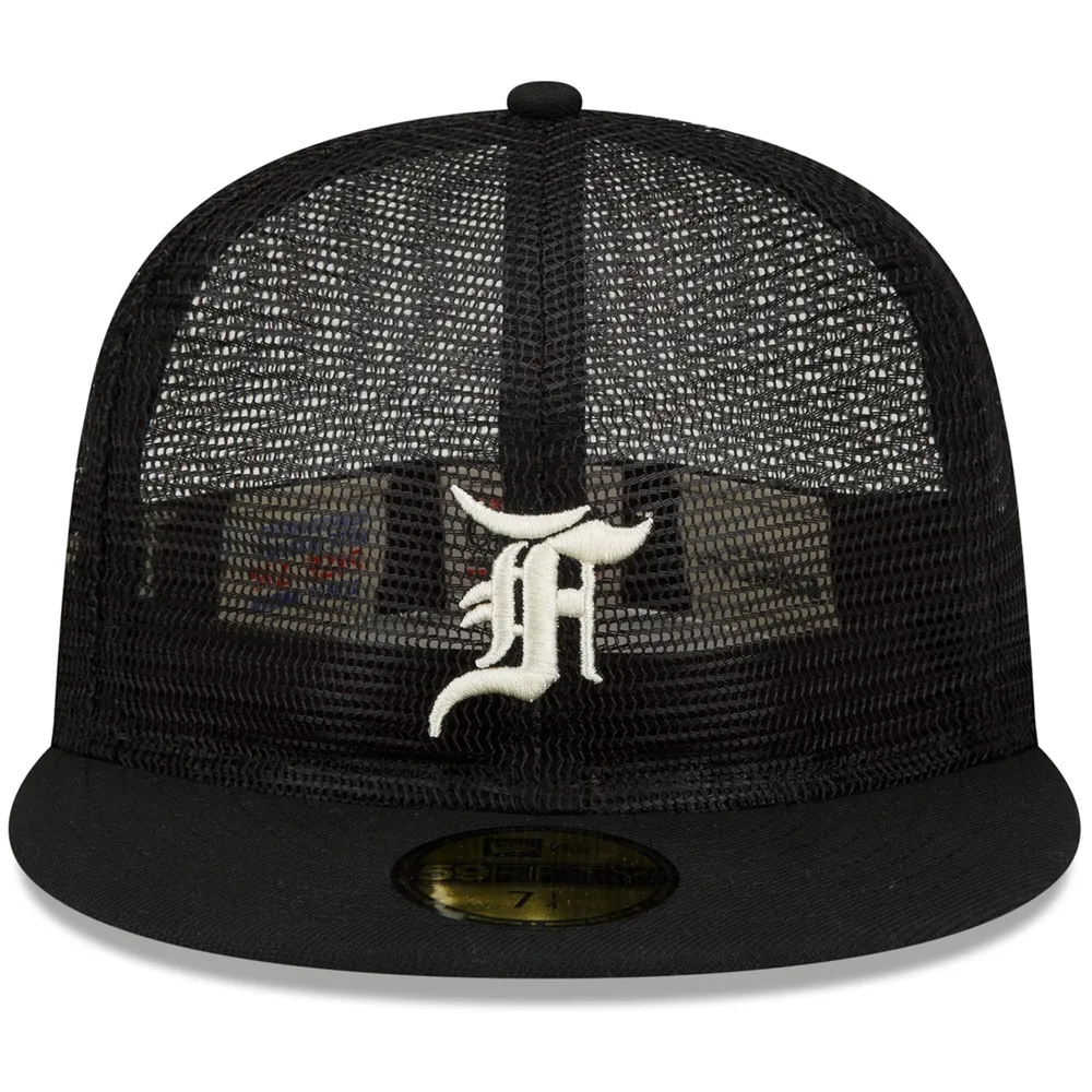 Men's MLB New Era Black Fear of God Essentials 59FIFTY Fitted Hat