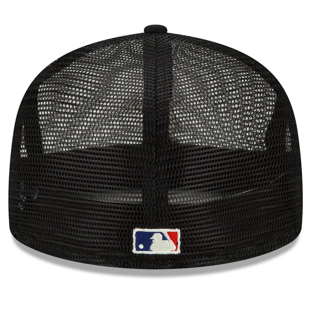 Men's MLB New Era Black Fear of God Essentials 59FIFTY Fitted Hat