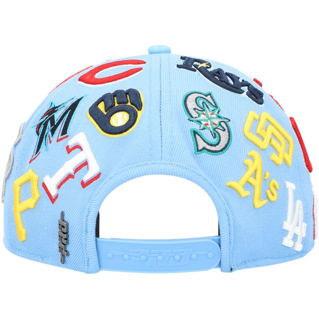 Casquette Snapback Pro Standard MLB Pro League en laine bleu clair pour homme