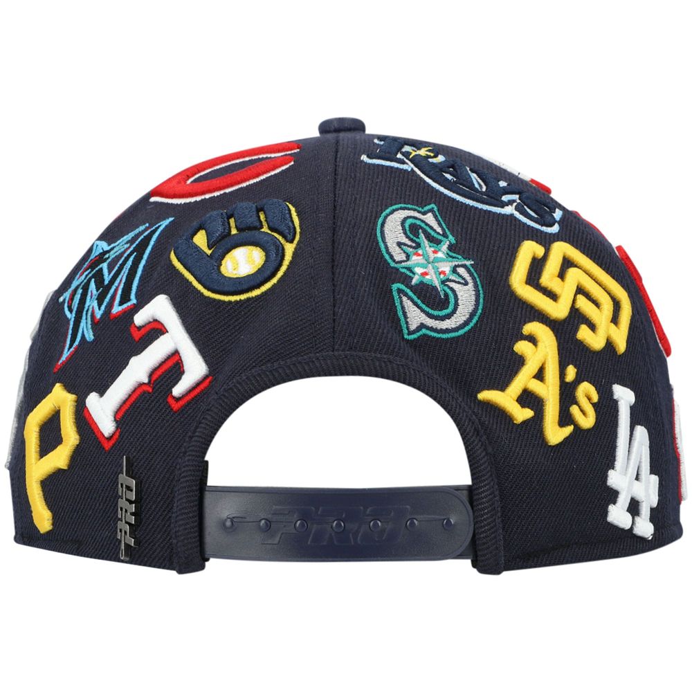 Men's Pro Standard Navy MLB Pro League Wool Snapback Hat