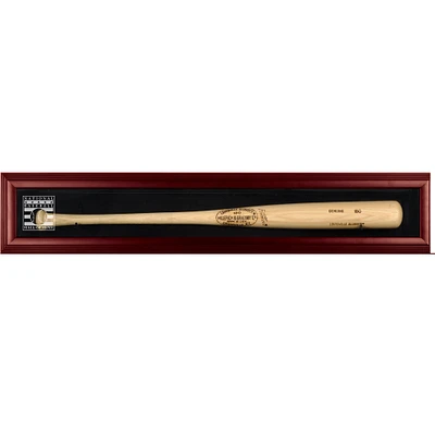 National Baseball Hall of Fame Logo Brown Framed Single Bat Display Case