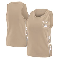 WEAR by Erin Andrews Tan MLB Débardeur ton sur pour femme