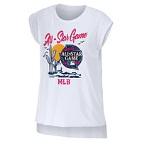 Women's WEAR by Erin Andrews White 2024 MLB All-Star Game Muscle Tank Top