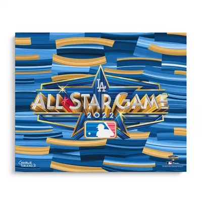 2023 MLB All-Star Game Unsigned Fanatics Authentic Stretched 20 x 24  Canvas Giclee Print - Designed by Artist Brian Konnick