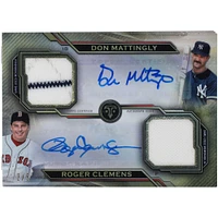 10 MLB Legends Autographed 2019 Topps Triple Threads Deca GU Patch Booklet #DARCB-4 #2/5 Card