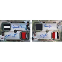 10 MLB Legends Autographed 2019 Topps Triple Threads Deca GU Patch Booklet #DARCB-4 #2/5 Card