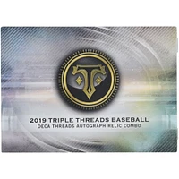 10 MLB Legends Autographed 2019 Topps Triple Threads Deca GU Patch Booklet #DARCB-4 #2/5 Card