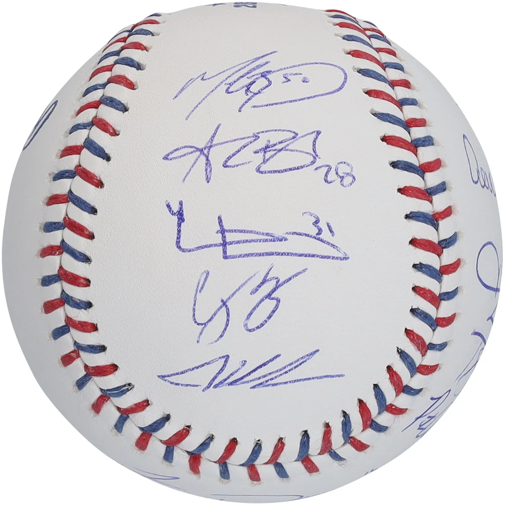 Balle de baseball MLB All-Stars 2024, avec logo du match des étoiles 2024, signée à plusieurs reprises, avec 14 signatures et l'inscription « 2024 ASG MVP » - Édition limitée à 24 exemplaires