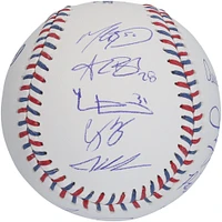 Balle de baseball MLB All-Stars 2024, avec logo du match des étoiles 2024, signée à plusieurs reprises, avec 14 signatures et l'inscription « 2024 ASG MVP » - Édition limitée à 24 exemplaires