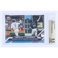 V106832 Bobby Witt Jr. et Julio Rodriguez 2024 Topps Now Blue Seuls les joueurs à commencer leur carrière en MLB avec 3 saisons consécutives 20/20 #755 #/49 BGS Carte authentifiée 9.5 Bobby Witt Jr., Julio Rodríguez UNS TPP CARTES À ÉCHANGER 45666 COLTRC CC01BB1626