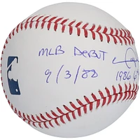 Gary Sheffield Autographed Baseball with Multiple Inscriptions - Limited Edition #10/10