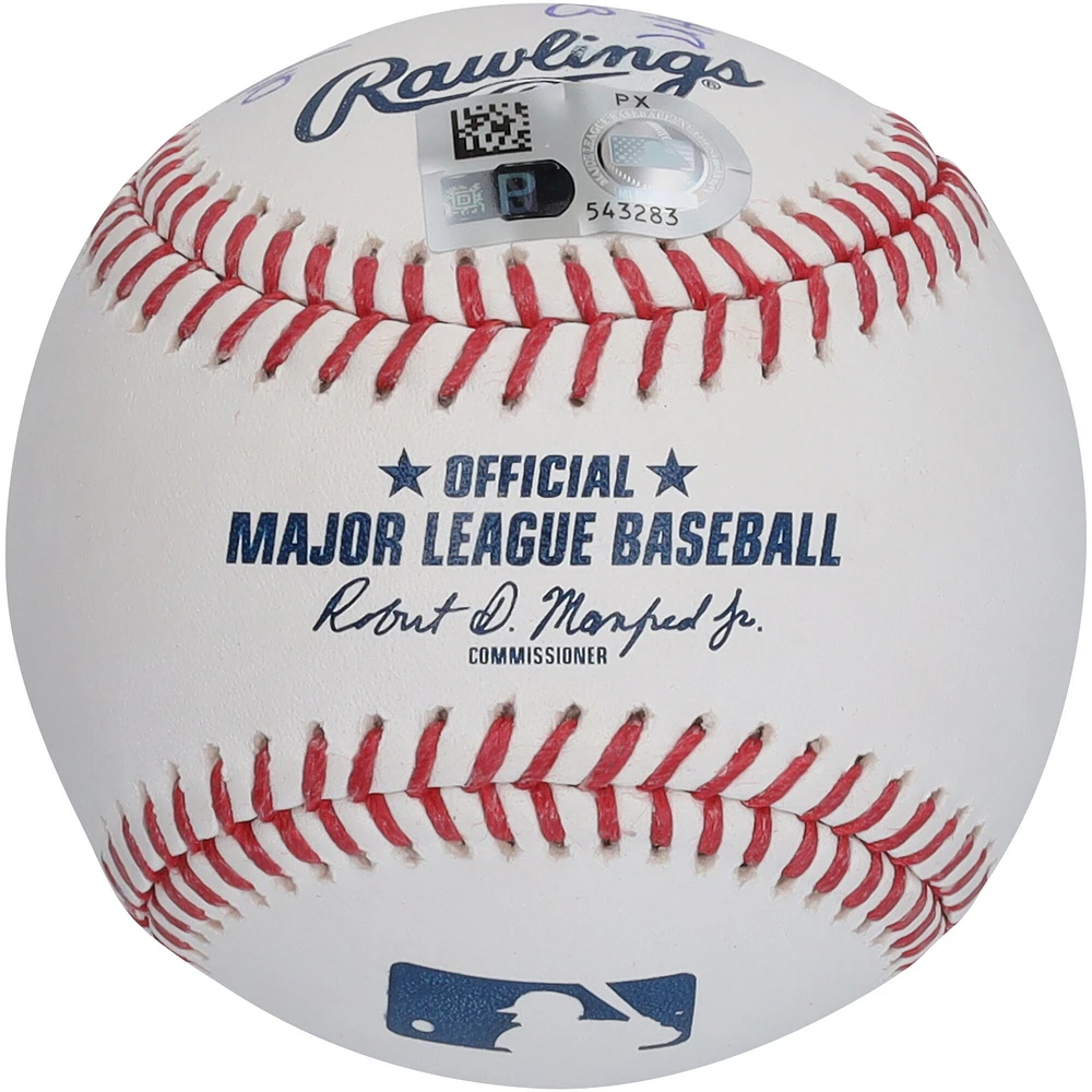 Gary Sheffield Autographed Baseball with Multiple Inscriptions - Limited Edition of 10