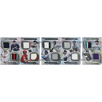 Livret de reliques de 10 joueurs de la MLB Player 2019 Topps Triple Threads Deca Threads #DRC-7 #5/10 Rookie Card