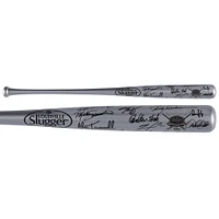 Silver Sluggers Autographed Bat with 33 Signatures - Limited Edition of 25 