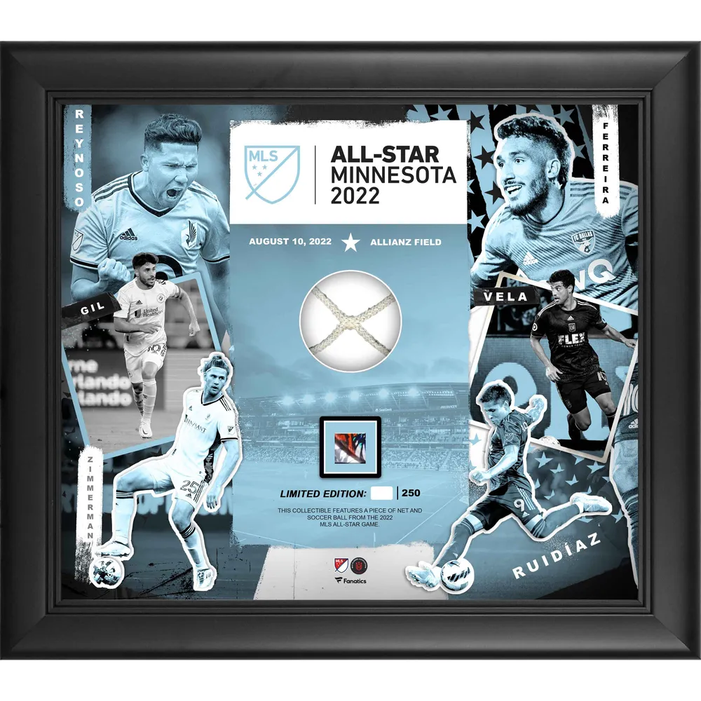 2021 MLS All-Star Game Fanatics Authentic Framed 15 x 17 Collage with a  Piece of Match-Used Soccer Ball - Limited Edition of 250