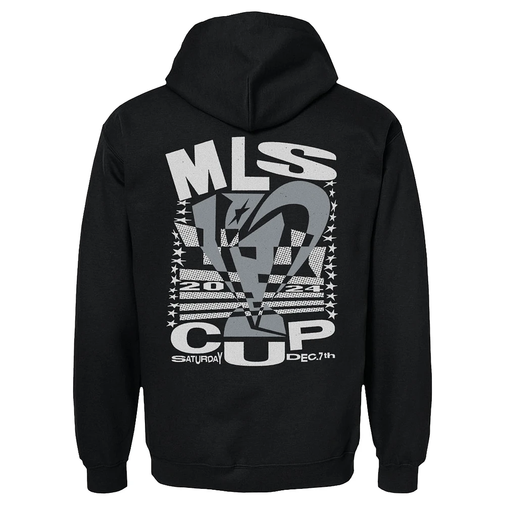 Sweat à capuche noir pour homme 500 Level 2024 MLS Cup x SCENES NY