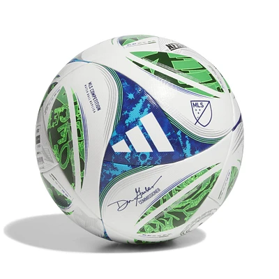 Ballon de football adidas blanc MLS 2025 Competition NFHS