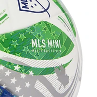 Mini ballon de football adidas MLS 2025 blanc