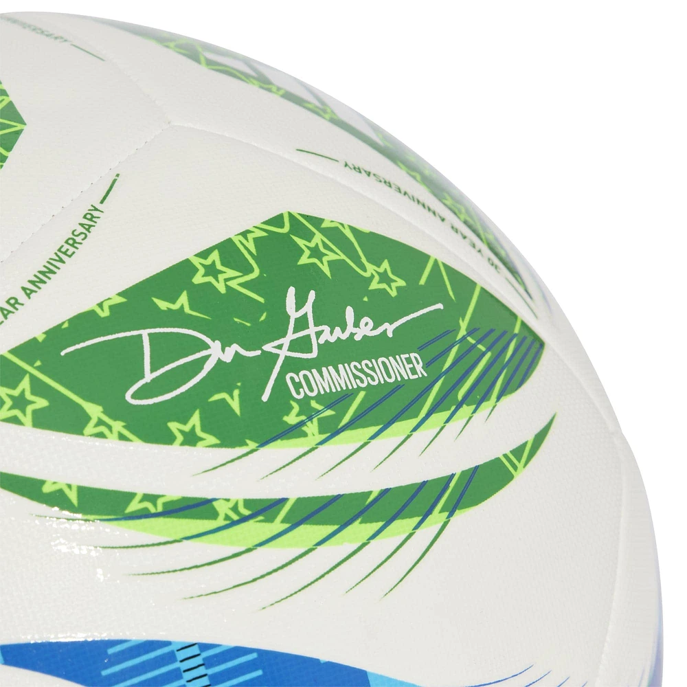 Ballon de football d'entraînement adidas MLS 2025 blanc