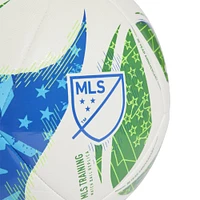 Ballon de football d'entraînement adidas MLS 2025 blanc