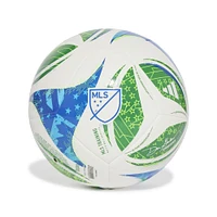 adidas White MLS 2025 Training Soccer Ball