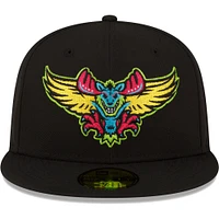 Men's New Era Black Modesto Nuts Copa De La Diversion 59FIFTY Fitted Hat