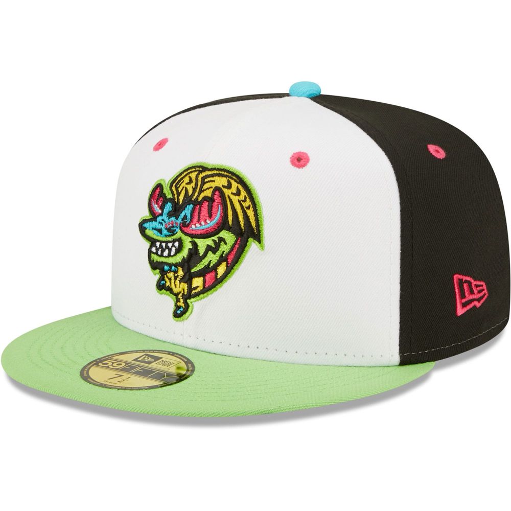 Men's New Era White/Green Alebrijes De Modesto Copa La Diversion 59FIFTY Fitted Hat