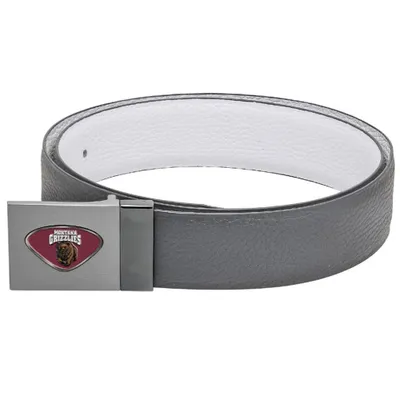 Montana Grizzlies Reversible Leather Belt - Gray